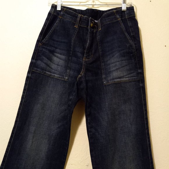 Cabi Wide Leg Lido Cropped Jeans Size 4 Capsule Tomboy Comfort Everyday Capsule - Picture 3 of 16